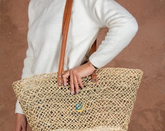 Beach open basket double handle