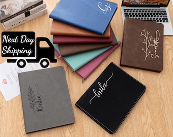 Personalized Refillable Portfolio, Custom Portfolio With Zipper, Custom Leather Portfolio, Personalized Padfolio, Business Gift, Phd Gift