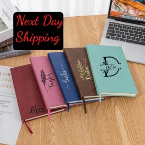 Customized Leather Journal, Personalized Leather Journal, Journal with Name, Personalized Notebook, Personalized Diary, Travel Size