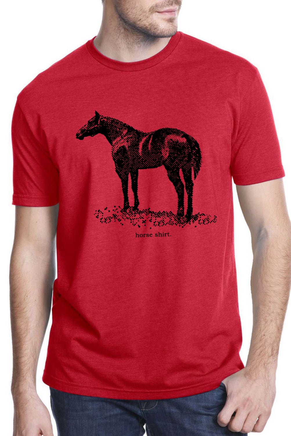 HORSE SHIRT horse tshirt mens tshirt cowboy shirt Etsy