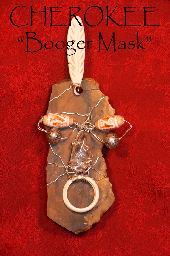 Booger Bear Mini Mask Ceramic Wall Sculpture
