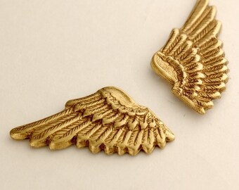 Wing Cuff Links SOLDERED - Cuff Wings - Golden Brass Winged Cufflinks - The Flight Series Cufflink - SOLDERED Bird Watchers Dream Cuff Link