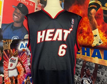 Vintage 90s Champion Miami Heat #3 Steve Smith NBA Jersey | Size