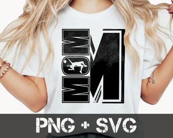 Volleyball Mom SVG PNG Sublimation Print Design Cricut Cut File for Vinyl Cameo Silhouette Decal Digital Download Sports Shirt Tee Clipart