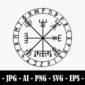 Vintage Viking Rune kompas astrologie wiel PNG SVG kaart dierenriemhoroscoop gesneden bestand Wicca Vector Clip Art hemelse sterrenbeeld sublimatie