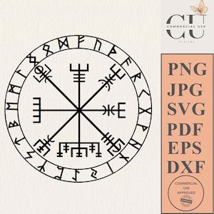 Vintage astrologie wiel Viking Rune kompas PNG SVG kaart dierenriemhoroscoop gesneden bestand Wicca Vector Clip Art hemelse sterrenbeeld sublimatie