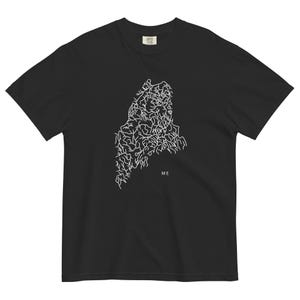 State River Karte Shirt Maine
