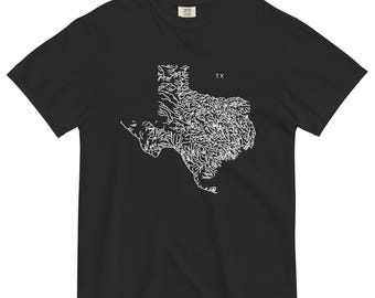 State River Map Shirt Texas