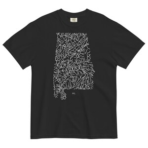 State River Map Shirt Alabama