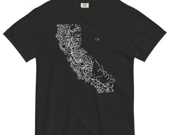 State River Map Shirt California