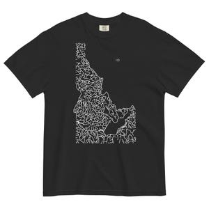 Chemise carte State River Idaho