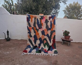 Custom Moroccan Berber Rug: Handmade Wool Area Rug