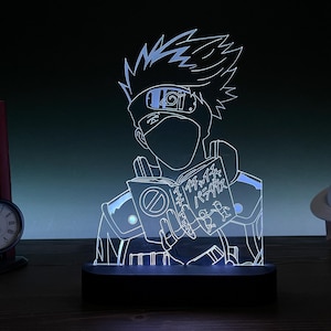 3D Anime LED Lamp - Christmas Gift for Anime Lovers - Anime Night Light Decor - Anime Gift Idea  Anime Decor for Desk