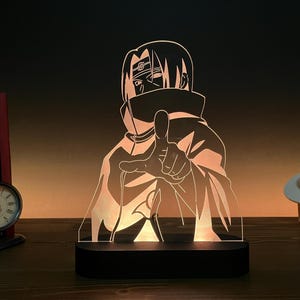 3D Anime LED Lamp - Christmas Gift for Anime Lovers - Anime Night Light Decor - Anime Gift Idea  Anime Decor for Desk