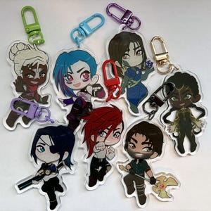 Arcane/League of Legends Character Keychains
