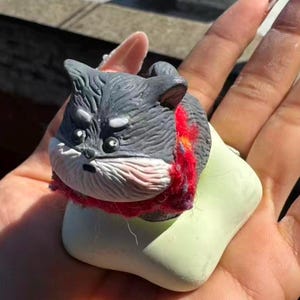 Handgjord gipsdiffusor för katt | Bilfräschare för eterisk olja