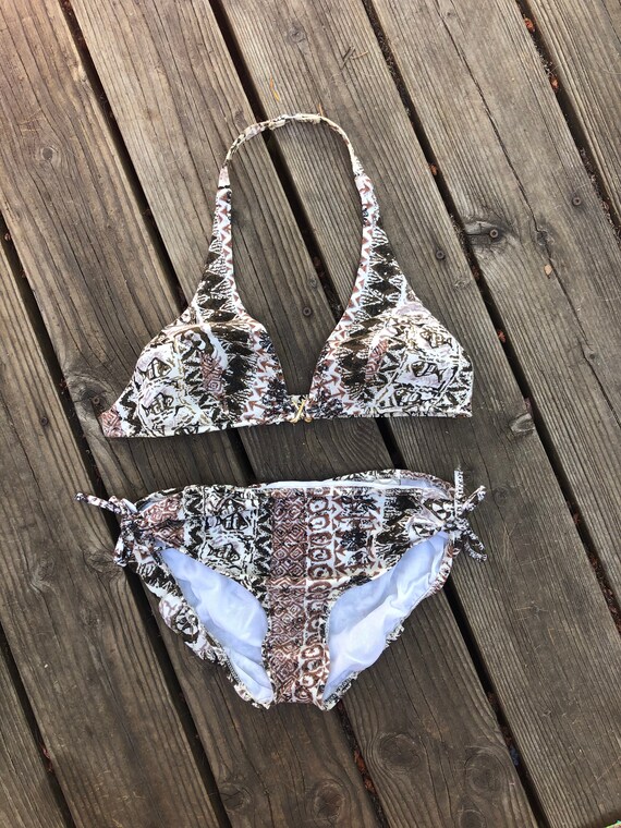 Vintage 1970s Tiki Bikini