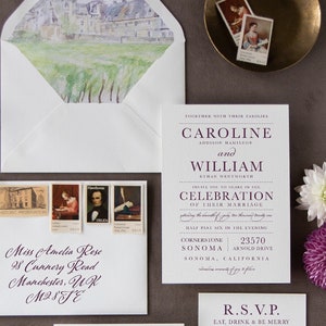 Vineyard & Wine Wedding Invitation Collection, Wine Tasting image 2