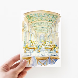 Aquarell Innenmalerei, Auftragsarbeit, Aquarellmalerei, Illustration. Wappen und Karten