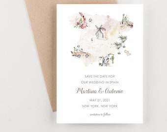 Seville Destination Wedding \u2013 Wedding Save the Dates Spain \u2013 Save the Date \u2013 Marbella Mallorca Madrid