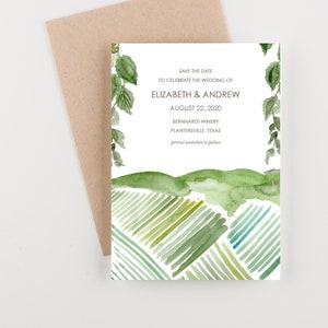Watercolor Vineyard Save The Date, Vineyard Wedding Invitation