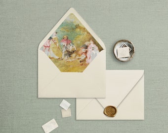 Envelope Liner Template, Masterpiece Collection, Instant Download
