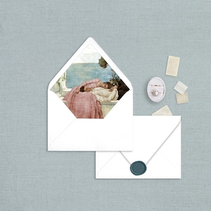 Envelope Liner Template, Masterpiece Collection, Instant Download