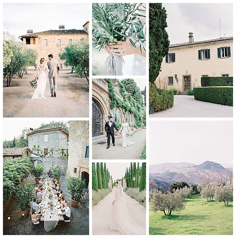 Italian Castle Save The Date Wedding Invitation