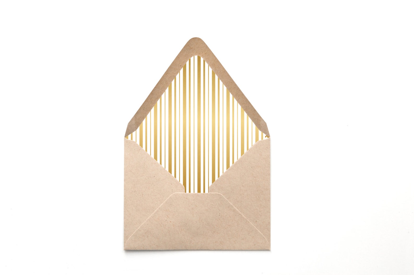 printable custom envelope liner template gold foil stripe etsy