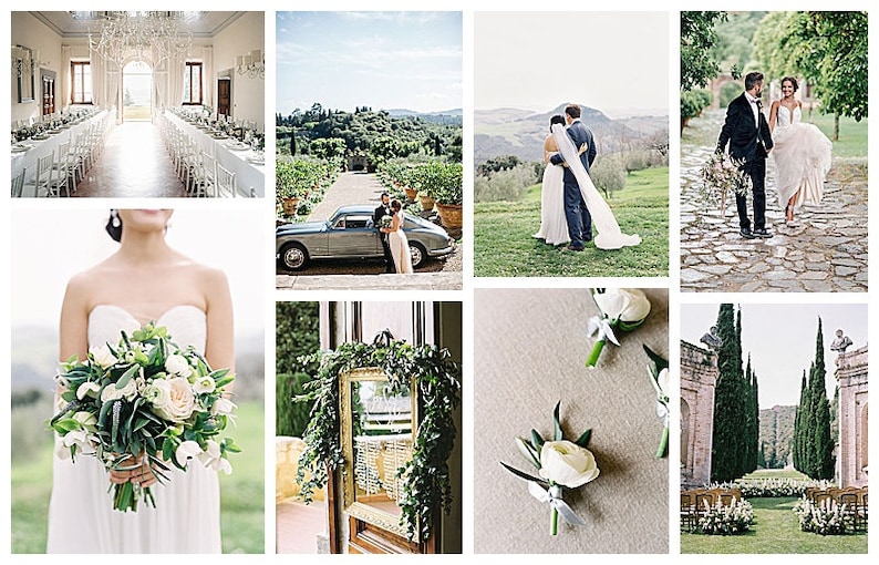 Italian Castle Save The Date Wedding Invitation