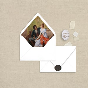 Envelope Liner Template, Masterpiece Collection, Instant Download