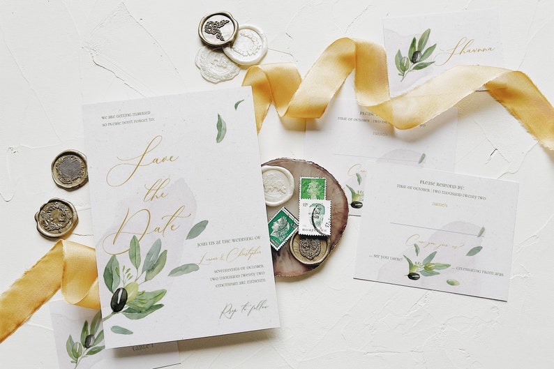 Tuscany Vineyard Wedding Collection, Olive Branch image 3