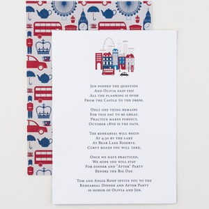 London Invitations British Invitations Union Jack British Bridal Shower British Baby Shower British Birthday Party Invitations image 2