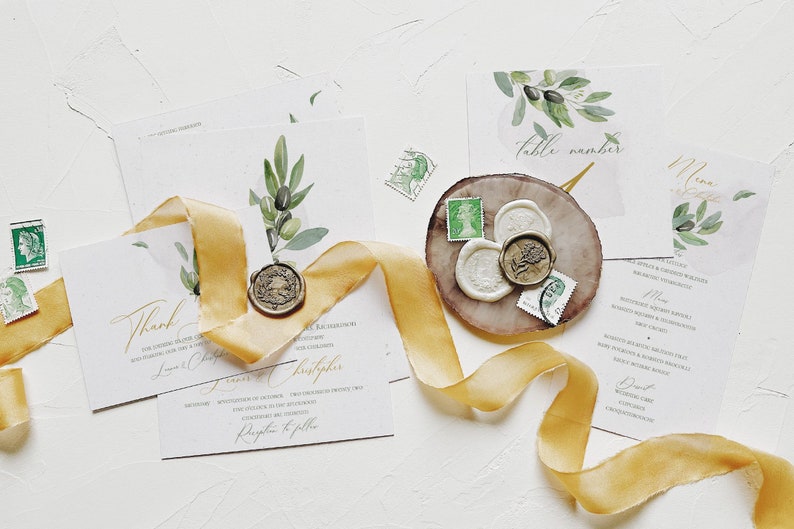 Tuscany Vineyard Wedding Collection, Olive Branch image 6