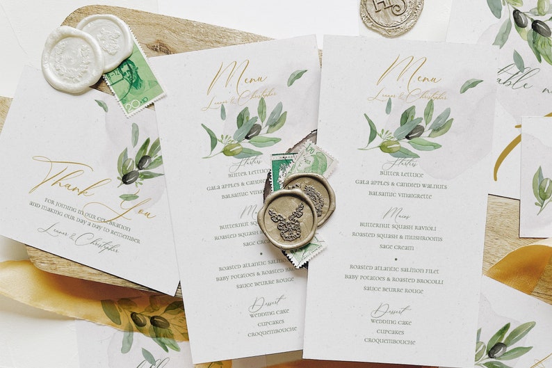 Tuscany Vineyard Wedding Collection, Olive Branch image 4