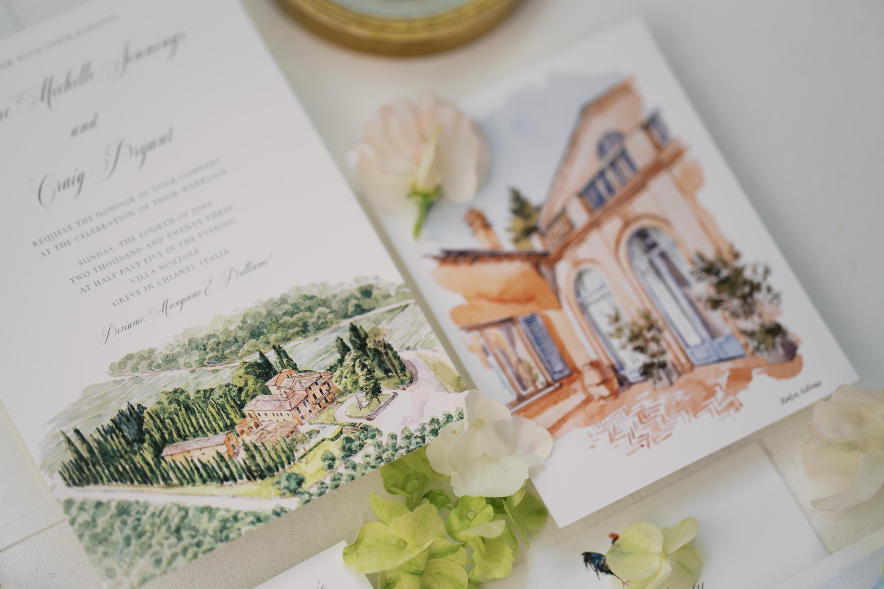 Watercolor Interior Painting, Commissioned Artwork, Bespoke Venue ...
