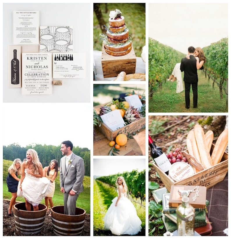 Vineyard & Wine Wedding Invitation Collection, Wine Tasting image 3