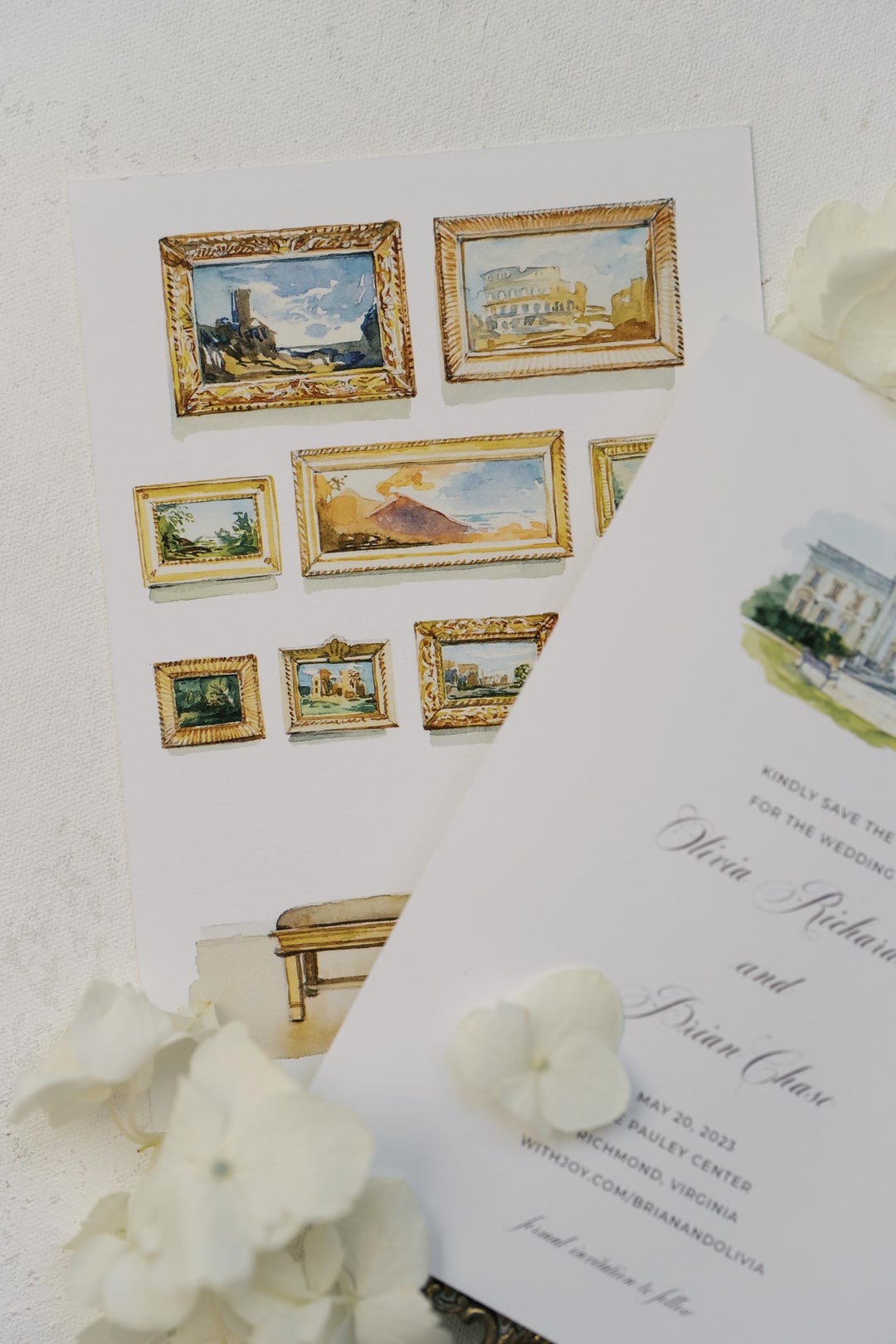 Watercolor Interior Painting, Commissioned Artwork, Bespoke Venue ...