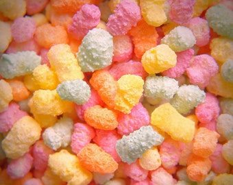 Colourful Candy / Sweets Food Photography -10x8 - rainbow, pastels, pink, yellow, orange, white, close up