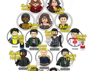 The Boys Mini Figures New Series Homelander Billy Butcher Soldier Boy Invincible Omni Man Vought Omniman Super Hero UK SELLER