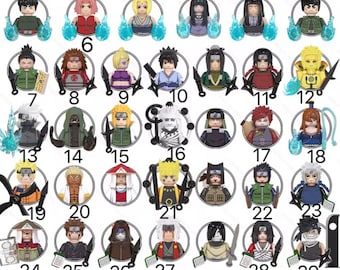 Naruto Mini Figures Cartoon Series Super Hero Characters Marvel Anime Manga Shippuden Uzumaki Kakashi Baryon Sage Sakura Anime Dbz UK SELLER