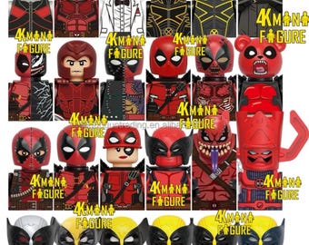 Deadpool Mini Figures New Movie Wolverine X-Men Deadpool Avengers Pool Mutant X-men Multiverse Super Hero Marvel UK SELLER