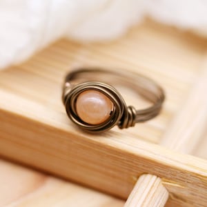 Vitality - Red aventurine wrapped ring (SR)