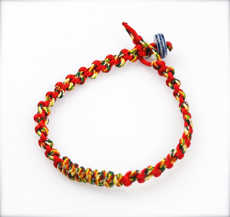 Dorje knot propitious amulet bracelet DB image 3