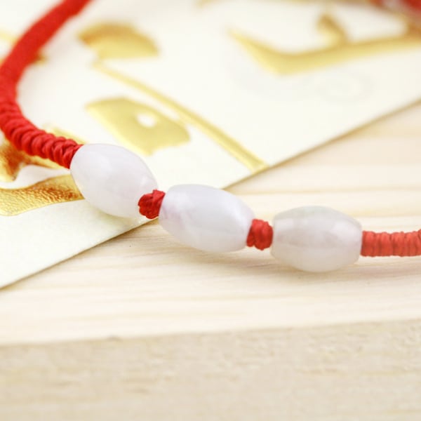 Three fortune fields unisex bracelet - jadeite