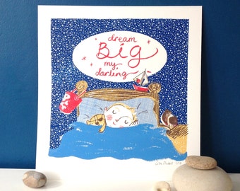 dream BIG Children's wall art