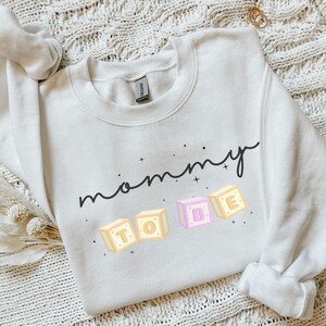 Pregnancy Announcement Baby Reveal Mom to Be Maternity Sweatshirt Gift for Expecting Baby Shower Gift for New Mom New Mama To Be New Mommy