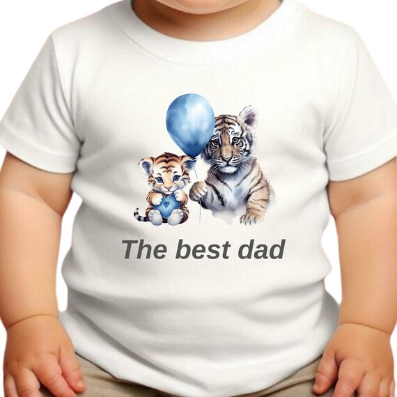 Personalized Bodysuit the Beast Dad Cute Baby Bodysuit Printed