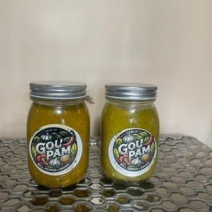 2 bottles of 16 oz Organic Seasonings Medium spicy/Spicy Marinade, Tofu seasoning, Seafood, Tofu, and meat seasonings