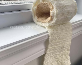 Rolka po papierze toaletowym - wzór na szydełku po angielsku - łatwa zabawka amigurumi